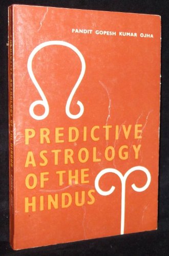 Book Cover Predictive Astrology of the Hindus