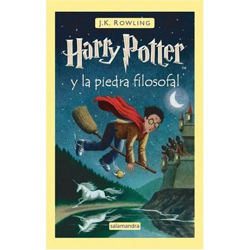 Book Cover Harry Potter y la Piedra Filosofal (Spanish edition of Harry Potter and the Sorcerer's Stone)