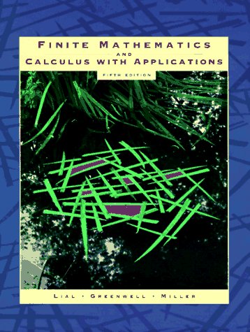 Book Cover Finite Mathematics and Calculus with Applications (5th Edition)