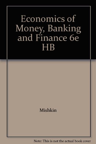 Book Cover Economics of Money, Banking and Finance 6e HB