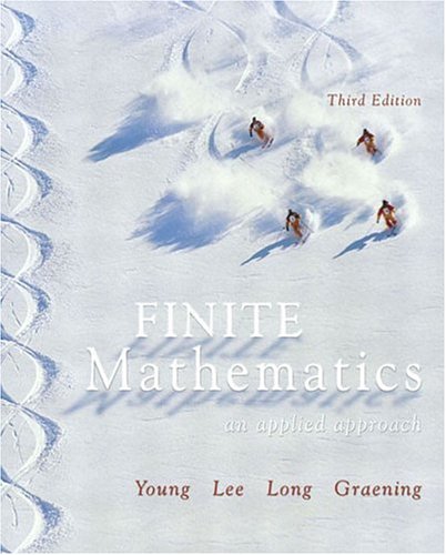 Book Cover Finite Mathematics: An Applied Approach (3rd Edition)