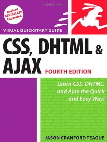 Book Cover CSS, DHTML, and Ajax, Fourth Edition