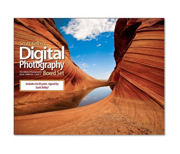 Book Cover Scott Kelby's Digital Photography Boxed Set, Volumes 1 and 2, (Offered Exclusively by Amazon) (Includes The Digital Photography Book Volume 1, The ... Book Volume 2, and Limited Signed Print)