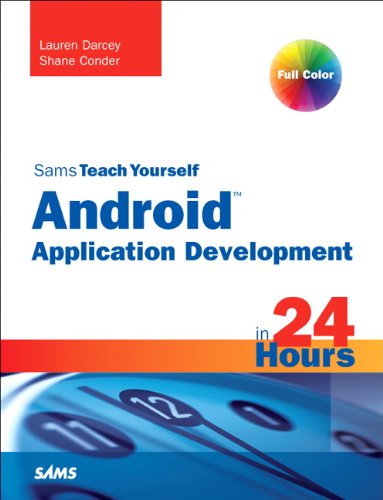Book Cover Sams Teach Yourself Android Application Development in 24 Hours
