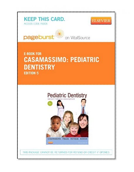 Book Cover Pediatric Dentistry - Elsevier eBook on VitalSource (Retail Access Card): Infancy through Adolescence, 5e