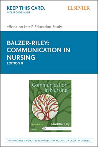 Book Cover Communication in Nursing - Elsevier eBook on Intel Education Study (Retail Access Card) (Early Diagnosis in Cancer)