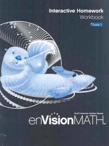 Book Cover Envision Math: Interactive Homework Workbook, Grade 3