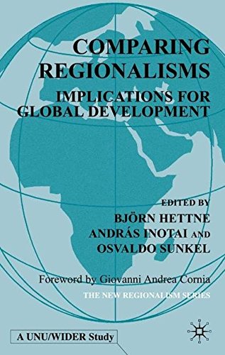 Book Cover Comparing Regionalisms: Implications for Global Development (International Political Economy Series)