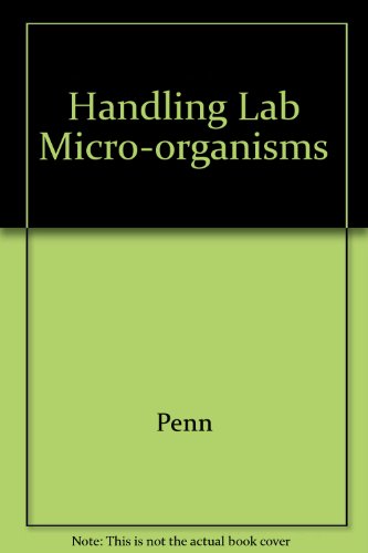 Book Cover Handling laboratory microorganisms