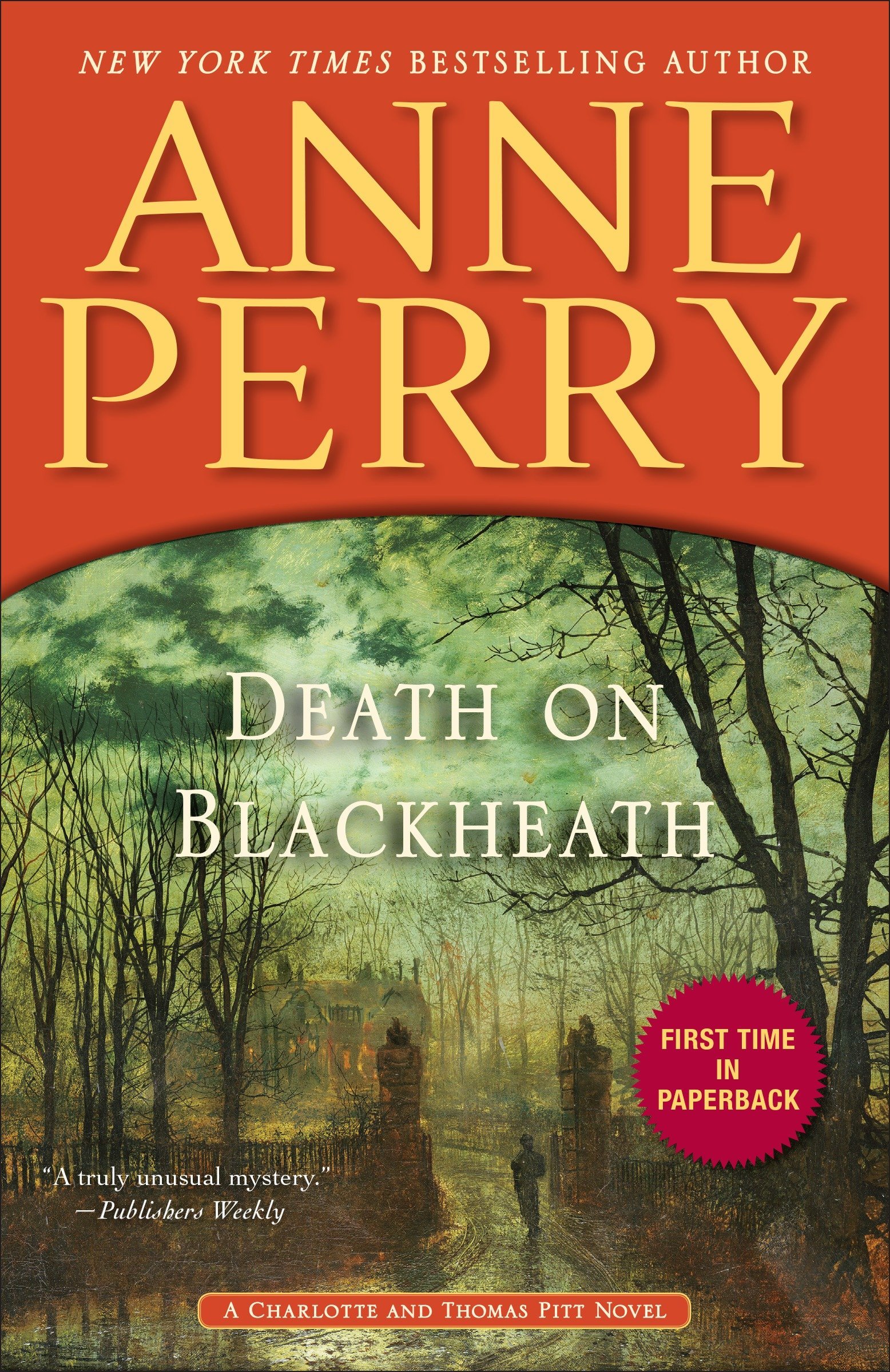 Book Cover Death on Blackheath: A Charlotte and Thomas Pitt Novel