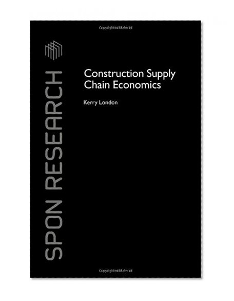 Book Cover Construction Supply Chain Economics (Spon Research)