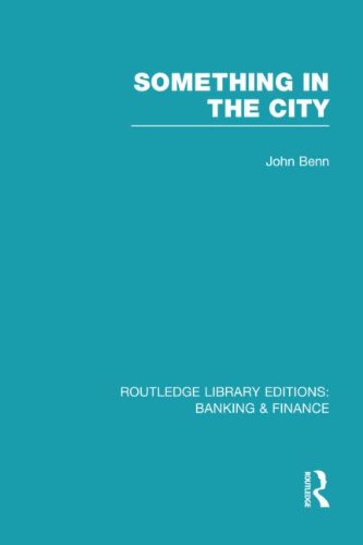 Book Cover Something in the City (RLE Banking & Finance)