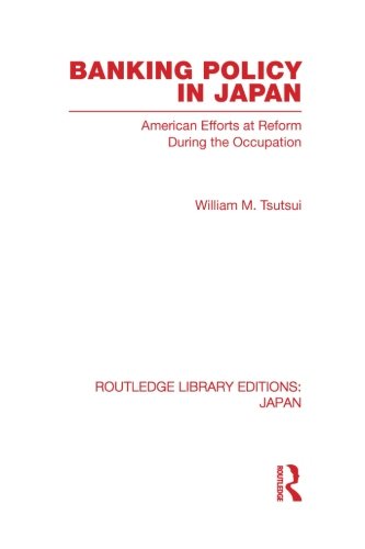 Book Cover Banking Policy in Japan