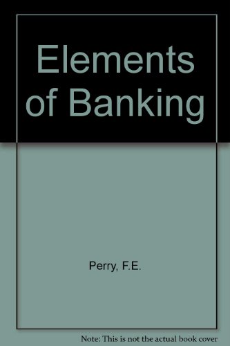 Book Cover ELEMENTS OF BANKING