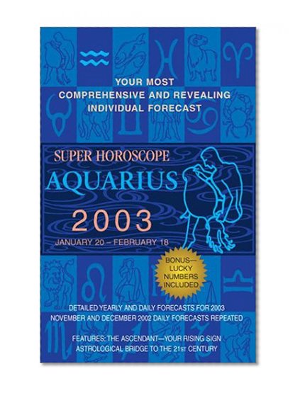 Book Cover Super Horoscopes 2003: Aquarius