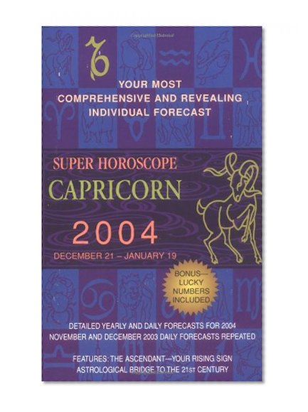 Book Cover Super Horoscopes 2004: Capricorn