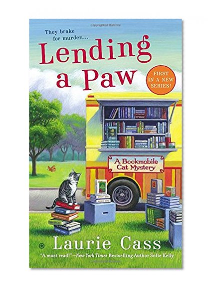 Book Cover Lending a Paw: A Bookmobile Cat Mystery