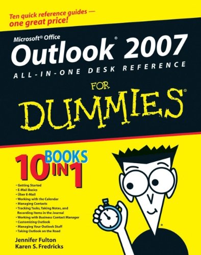 Book Cover Outlook 2007 All-in-One Desk Reference For Dummies