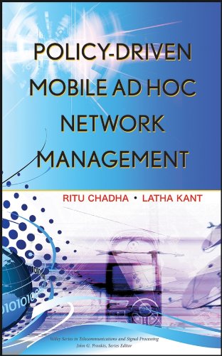 Book Cover Policy-Driven Mobile Ad hoc Network Management
