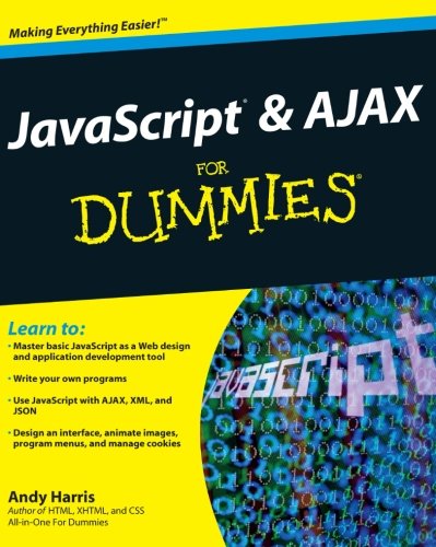 Book Cover JavaScript and AJAX For Dummies