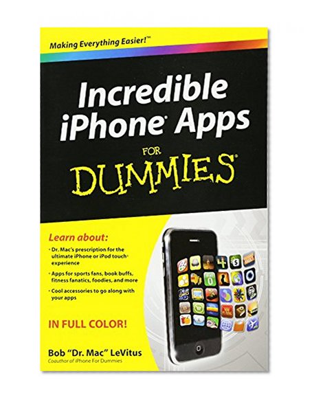 Book Cover Incredible iPhone Apps For Dummies