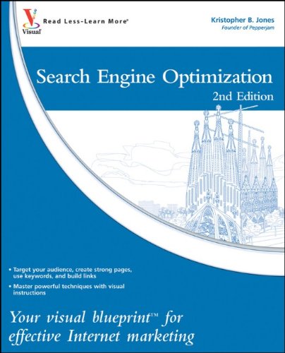 Book Cover Search Engine Optimization: Your visual blueprint for effective Internet marketing