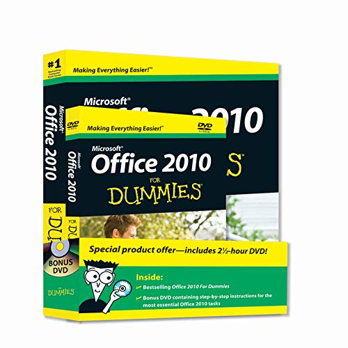Book Cover Office 2010 For Dummies, Book + DVD Bundle