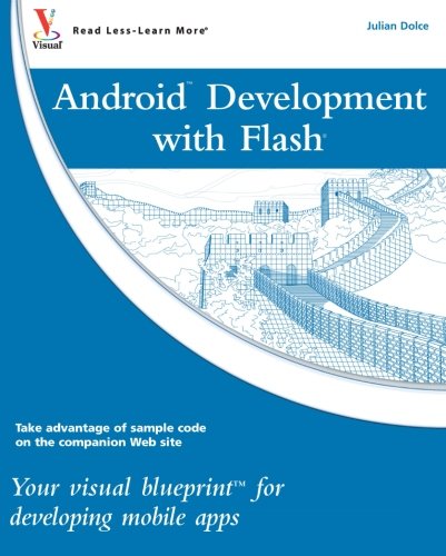 Book Cover Android Development with Flash: Your visual blueprint for developing mobile apps