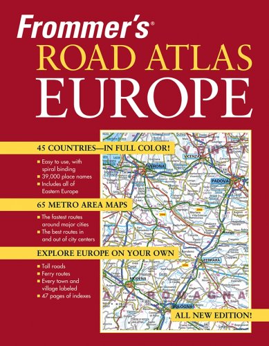 Book Cover Frommer's Road Atlas Europe