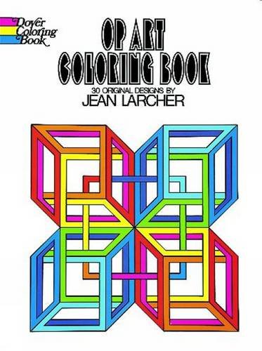 Book Cover Op Art Coloring Book (Dover Design Coloring Books)