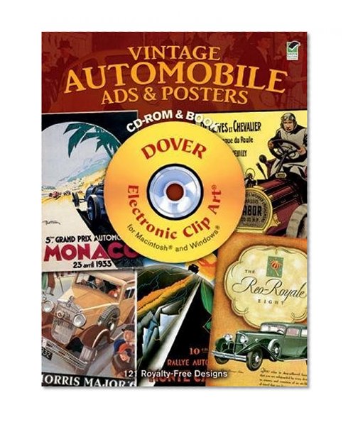 Book Cover Vintage Automobile Ads and Posters CD-ROM and Book (Dover Electronic Clip Art)