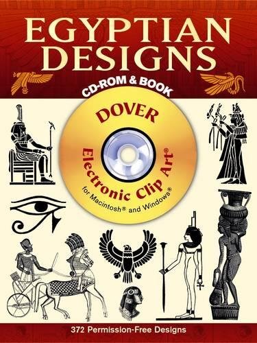 Book Cover Egyptian Designs CD-ROM and Book (Dover Electronic Clip Art)