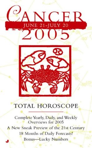 Book Cover Cancer (Total Horoscopes 2005)