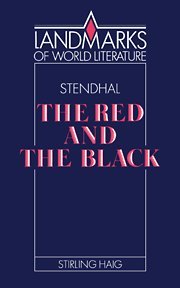 Book Cover Stendhal: The Red and the Black (Landmarks of World Literature)