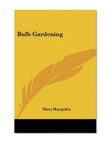 Book Cover Bulb Gardening