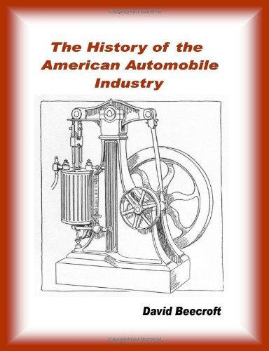Book Cover History of the American Automobile Industry