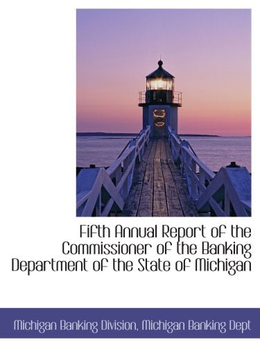 Book Cover Fifth Annual Report of the Commissioner of the Banking Department of the State of Michigan