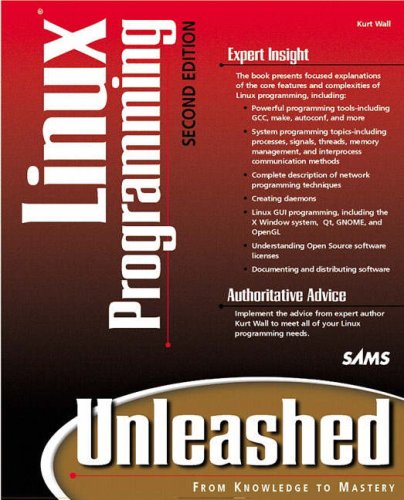 Book Cover Linux Programming Unleashed (2nd Edition)