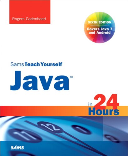 Book Cover Sams Teach Yourself Java in 24 Hours (Sams Teach Yourself in 24 Hours)