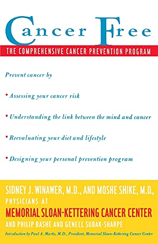 Book Cover Cancer Free: The Comprehensive Cancer Prevention Program