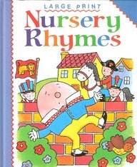 Book Cover Large Print Nursery Rhymes