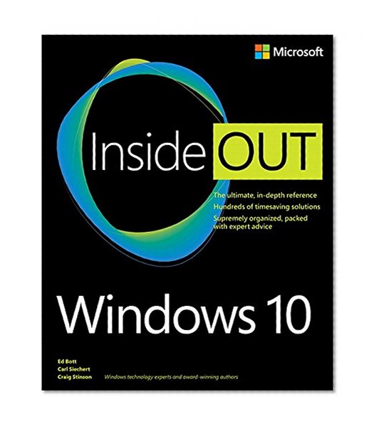 Book Cover Windows 10 Inside Out
