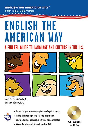 Book Cover English the American Way: A Fun ESL Guide to Language & Culture in the U.S. w/Audio CD & MP3 (English as a Second Language Series)