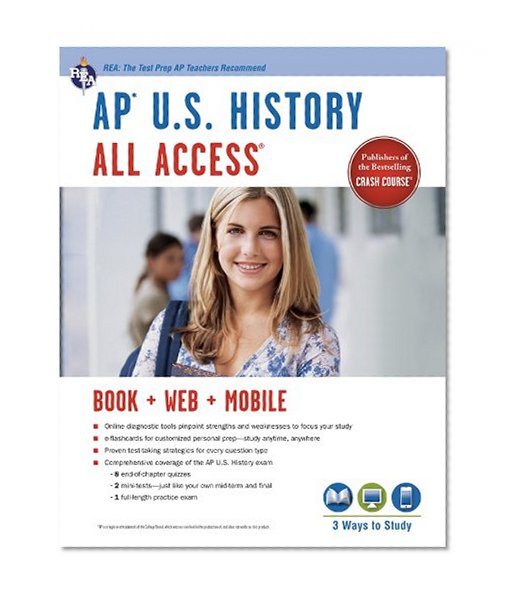 Book Cover AP® U.S. History All Access Book + Online + Mobile (Advanced Placement (AP) All Access)