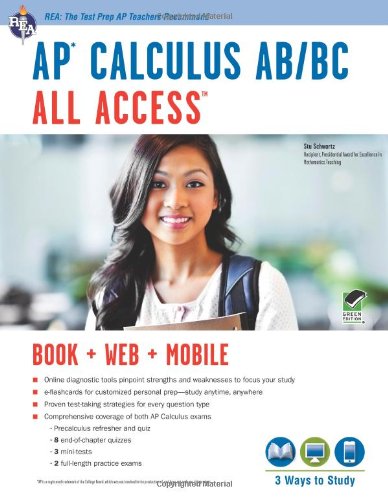 Book Cover AP® Calculus AB/BC All Access Book + Online + Mobile (Advanced Placement (AP) All Access)