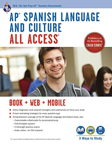 Book Cover APÂ® Spanish Language and Culture All Access w/Audio: Book + Online + Mobile (Advanced Placement (AP) All Access) (English and Spanish Edition)
