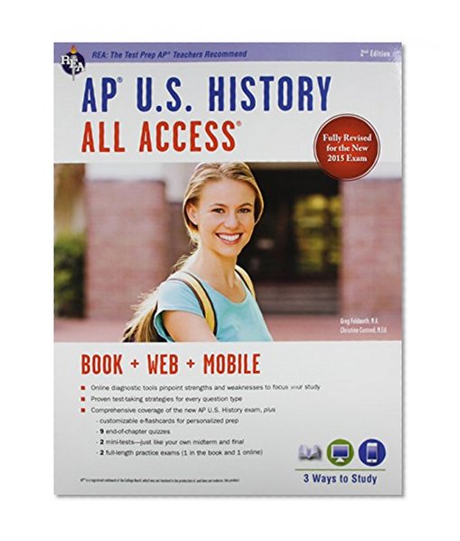 Book Cover AP® U.S. History All Access Book + Online + Mobile (Advanced Placement (AP) All Access)