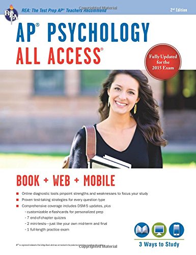 Book Cover AP® Psychology All Access Book + Online + Mobile (Advanced Placement (AP) All Access)