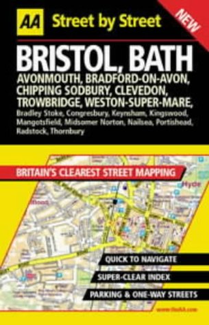 Book Cover Bristol Bath County and Town (AA Street by Street)