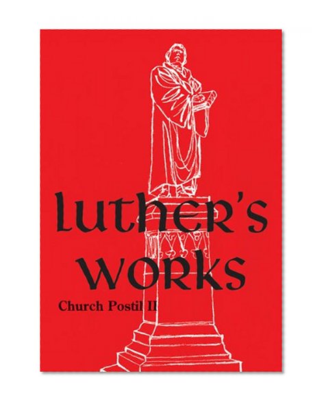 Book Cover Luther's Works - Church Postil II (Luther's Works (Concordia))